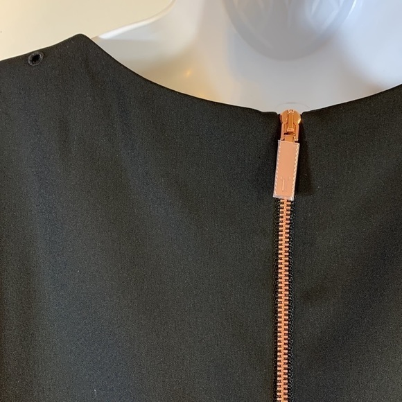 NWT. Ted Baker 6 Aubreey One Sided Drape Tunic Dress. - Picture 13 of 15